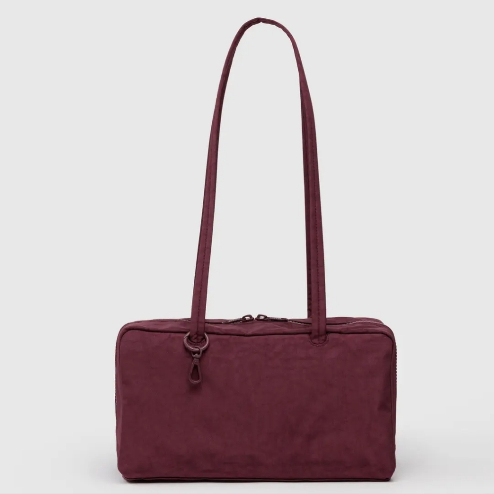 NEW Baggu Nylon Bowler Bag (mahogany)